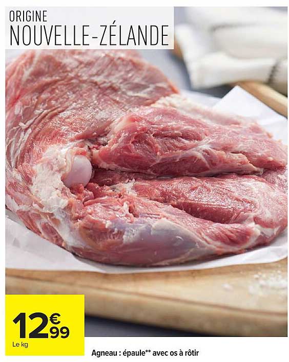 Agneau : épaule** avec os à rôtir