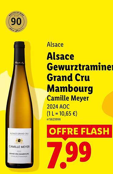 Alsace Gewurztraminer Grand Cru Mambourg Camille Meyer