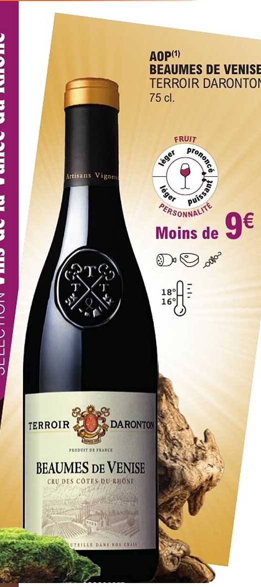AOP BEAUMES DE VENISE TERROIR DARONTON 75 cl.