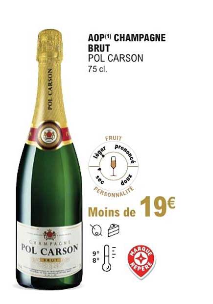AOP CHAMPAGNE BRUT POL CARSON 75 cl.