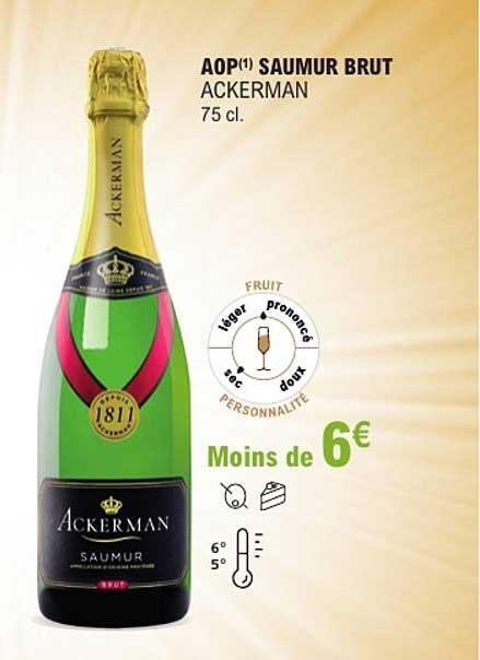 AOP SAUMUR BRUT ACKERMAN 75 cl.