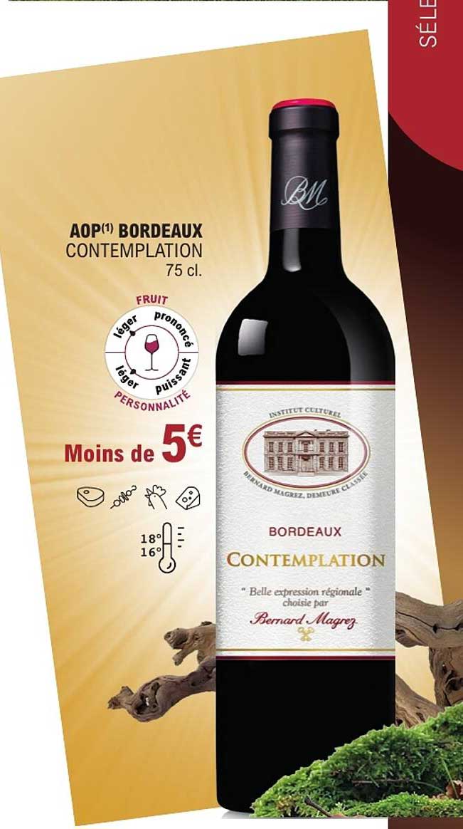 AOP(1) BORDEAUX CONTEMPLATION 75 cl.