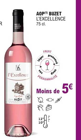 AOP(1) BUZET L'EXCELLENCE 75 cl.
