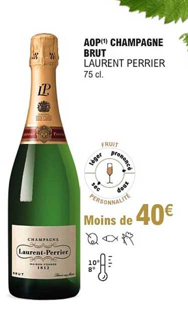 AOP(1) CHAMPAGNE BRUT LAURENT PERRIER 75 cl.