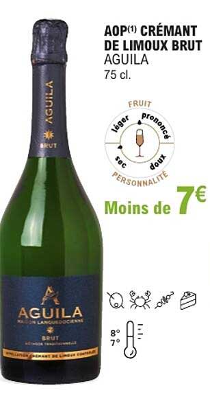 AOP(1) CRÉMANT DE LIMOUX BRUT AGUILA 75 cl.