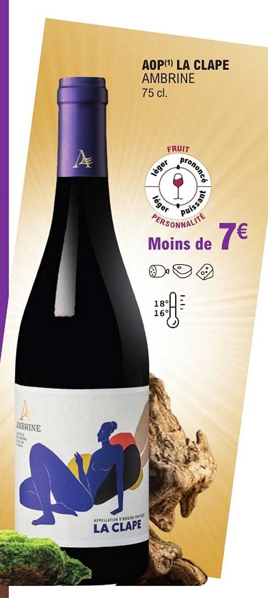 AOP(1) LA CLAPE AMBRINE 75 cl.