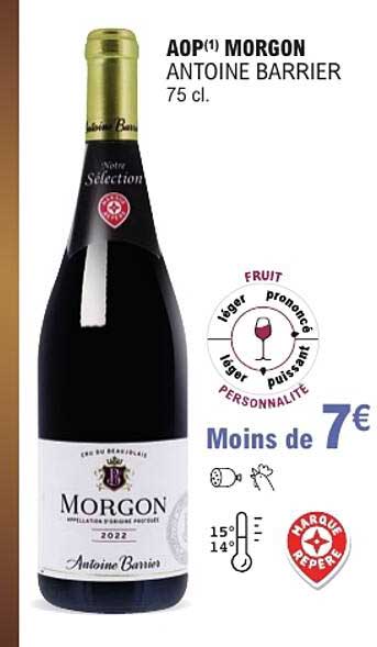 AOP(1) MORGON ANTOINE BARRIER 75 cl.