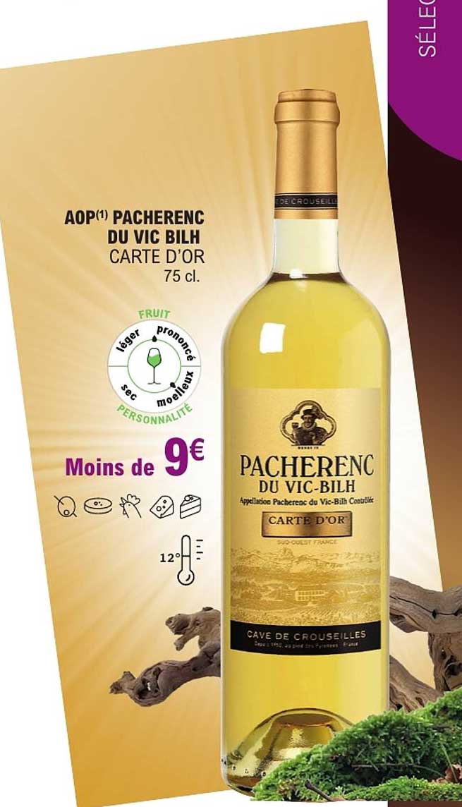AOP(1) PACHERENC DU VIC BILH CARTE D’OR 75 cl.