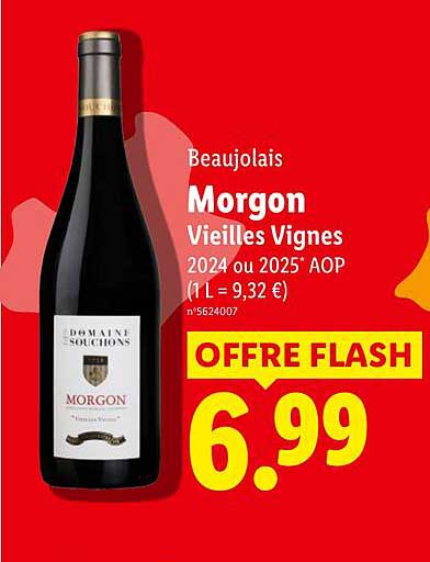 Beaujolais Morgon Vieilles Vignes 2024 ou 2025 AOP