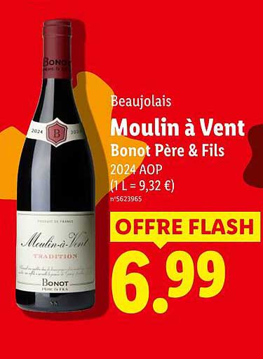 Beaujolais Moulin à Vent Bonot Père & Fils 2024 AOP
