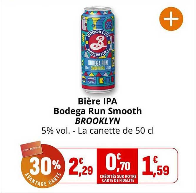 Bière IPA Bodega Run Smooth BROOKLYN