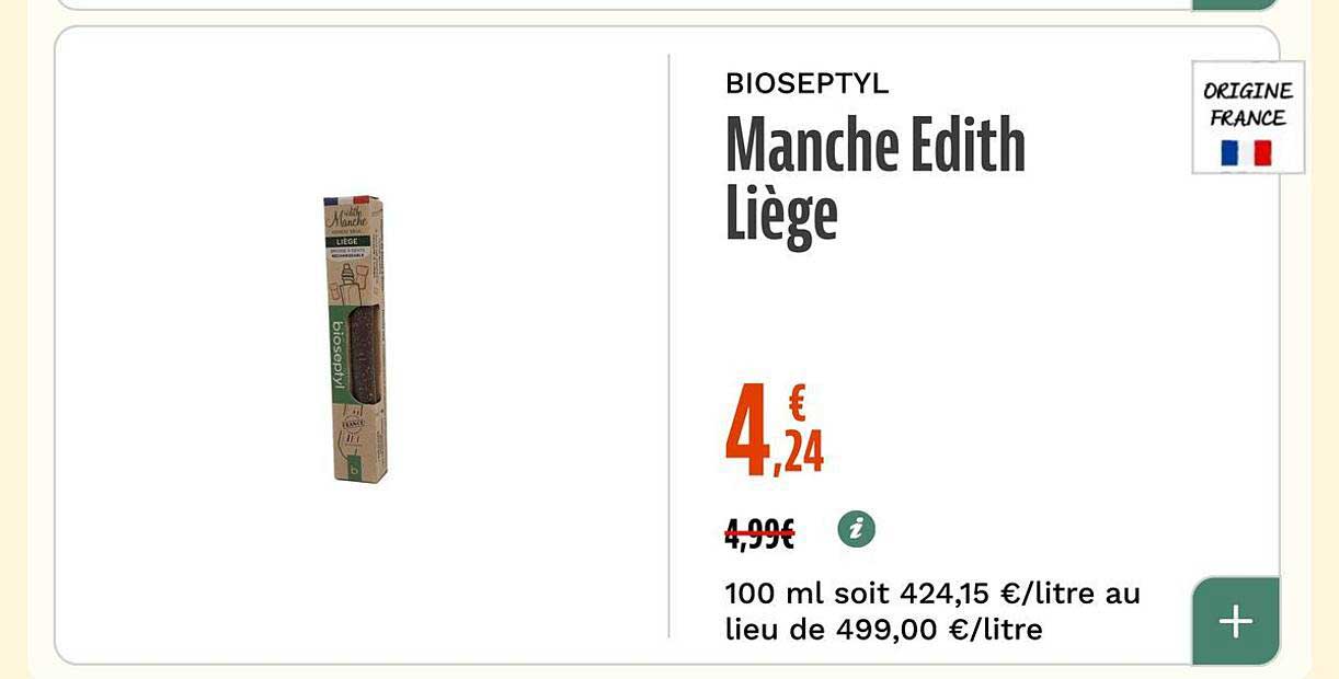 BIOSEPTYL Manche Edith Liège