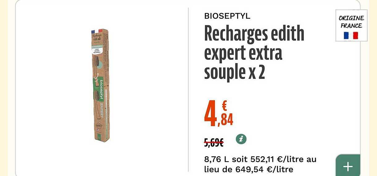 BIOSEPTYL Recharges edith expert extra souple x 2