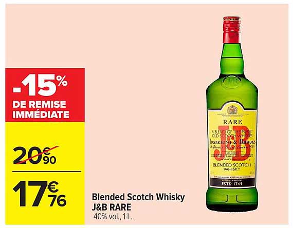 Blended Scotch Whisky J&B RARE