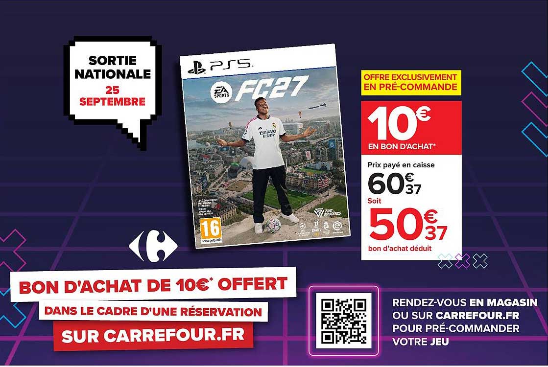 BON D'ACHAT DE 10€* OFFERT