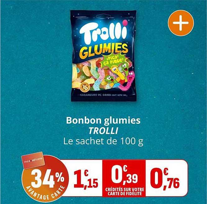 Bonbon glumies TROLLI Le sachet de 100 g