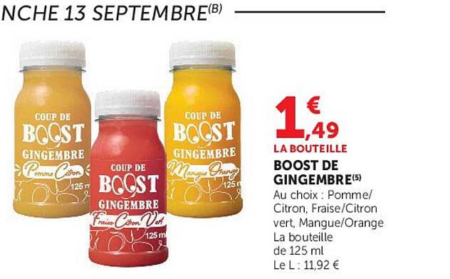 BOOST DE GINGEMBRE