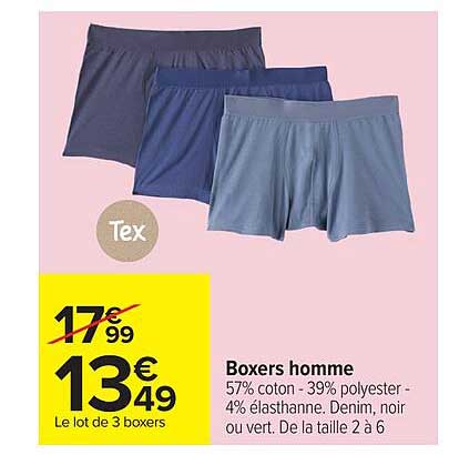 Boxers homme