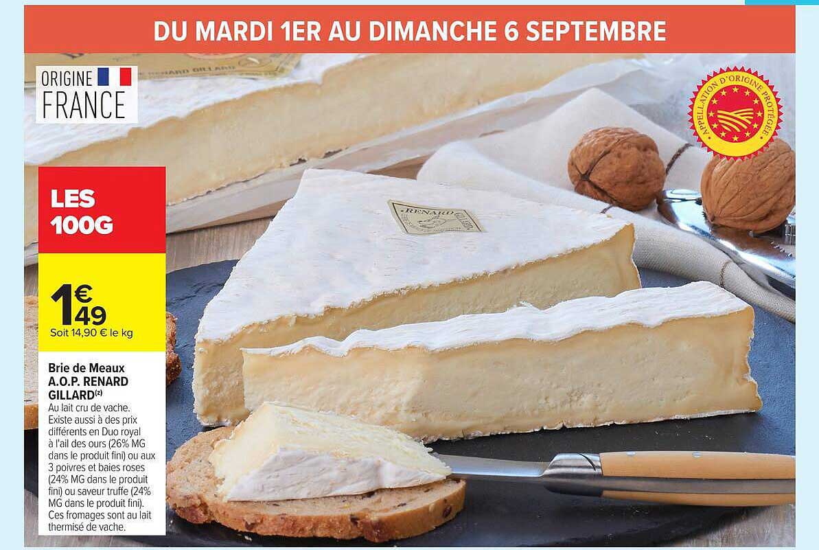 Brie de Meaux A.O.P. RENARD GILLARD
