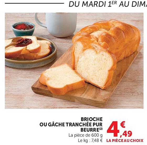 BRIOCHE OU GÂCHE TRANCHÉE PUR BEURRE(2)