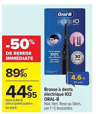 Brosse à dents électrique IO2 ORAL-B