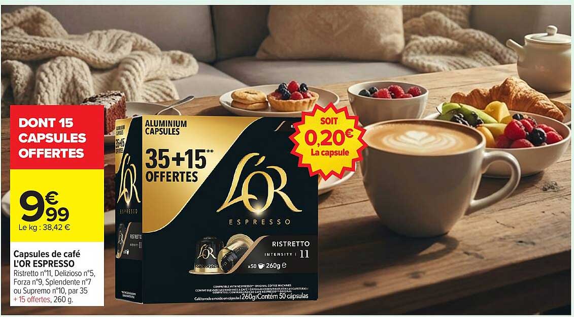 Capsules de café L'OR ESPRESSO