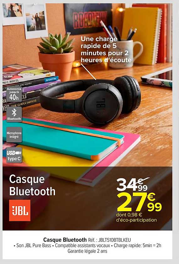 Casque Bluetooth