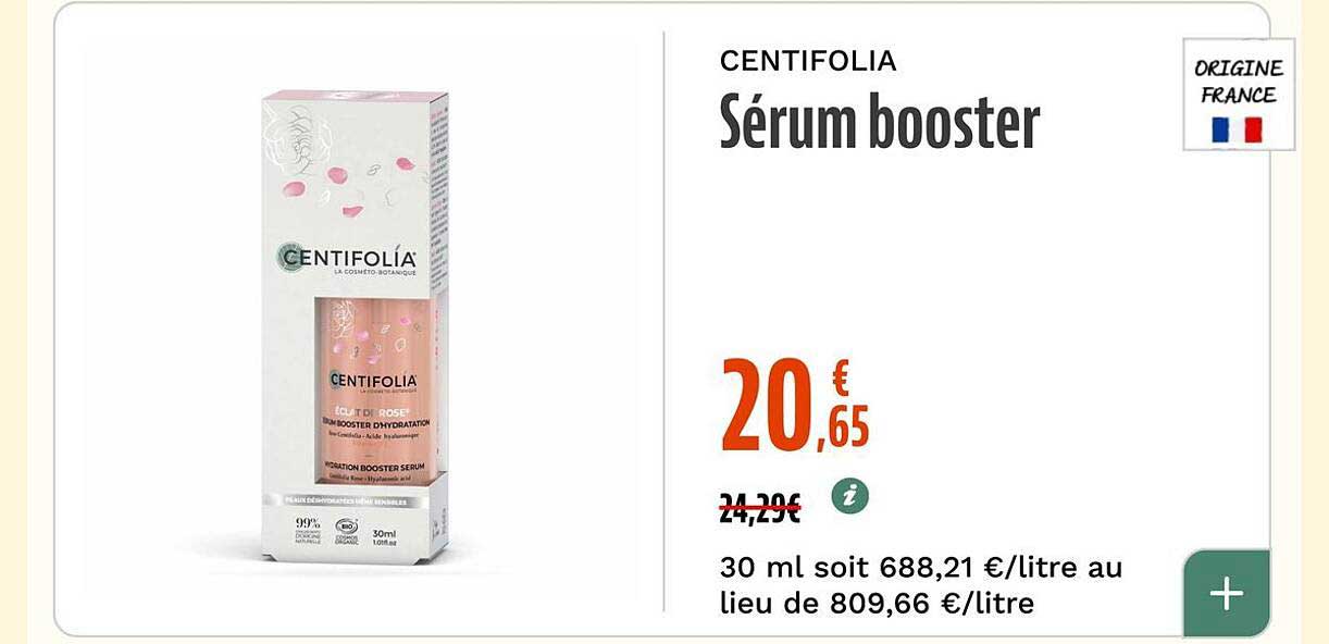 CENTIFOLIA Sérum booster