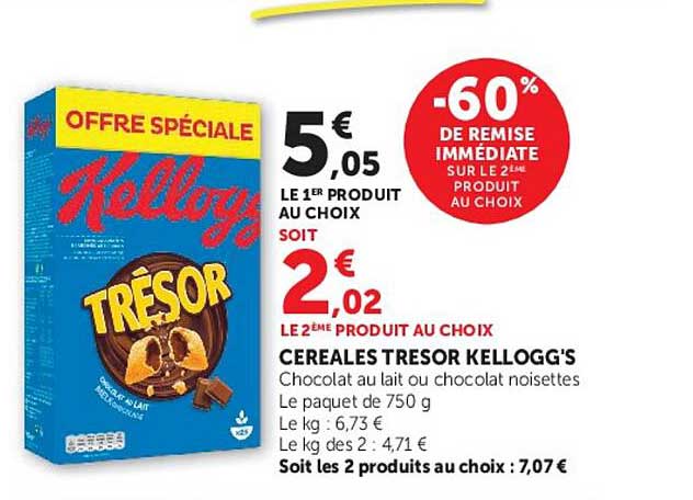 CEREALES TRESOR KELLOGG'S