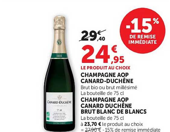 CHAMPAGNE AOP CANARD-DUCHÊNE