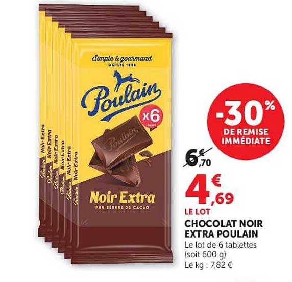 CHOCOLAT NOIR EXTRA POULAIN