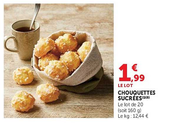 CHOUQUETTES SUCRÉES