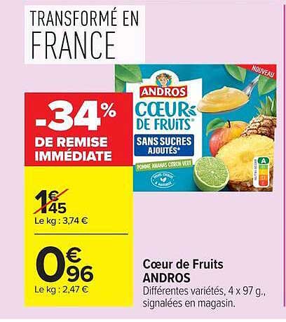Coeur de Fruits ANDROS