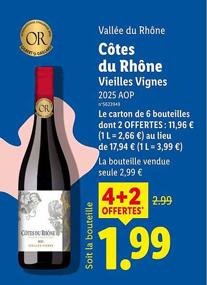 Côtes du Rhône Vieilles Vignes 2025 AOP