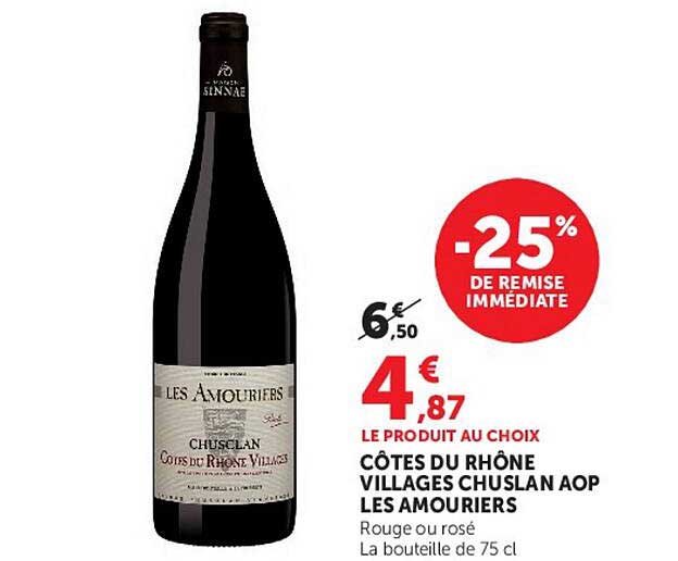 CÔTES DU RHÔNE VILLAGES CHUSCLAN AOP LES AMOURIERS