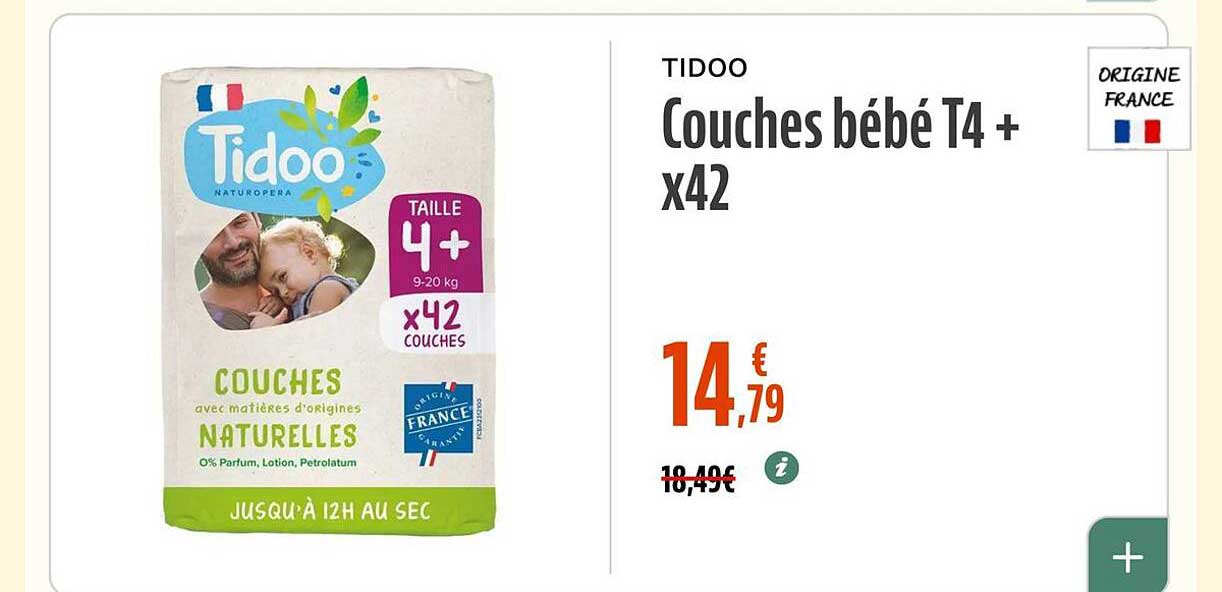 Couches bébé T4 + x42