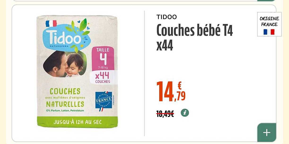 Couches bébé T4 x44