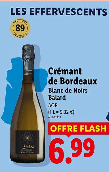 Crémant de Bordeaux Blanc de Noirs Balard