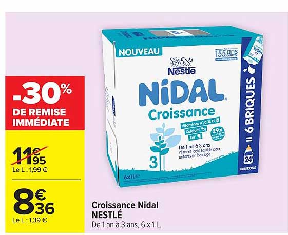 Croissance Nidal NESTLÉ
