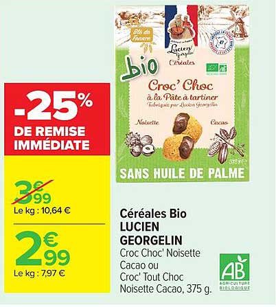 Croq Choc à la pâte à tartiner - noisette cacao
