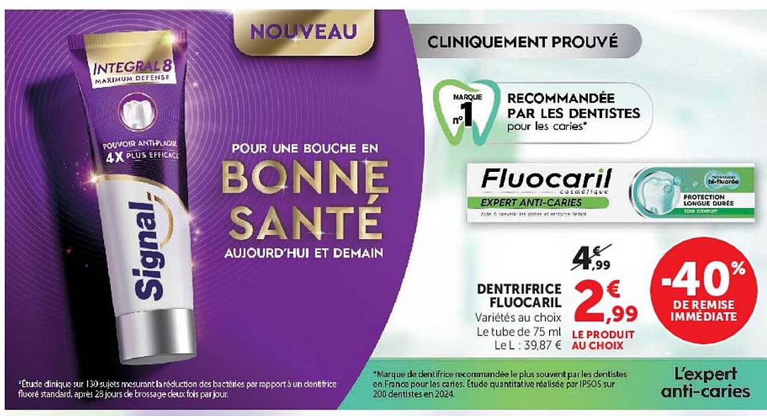 Dentifrice Fluocaril