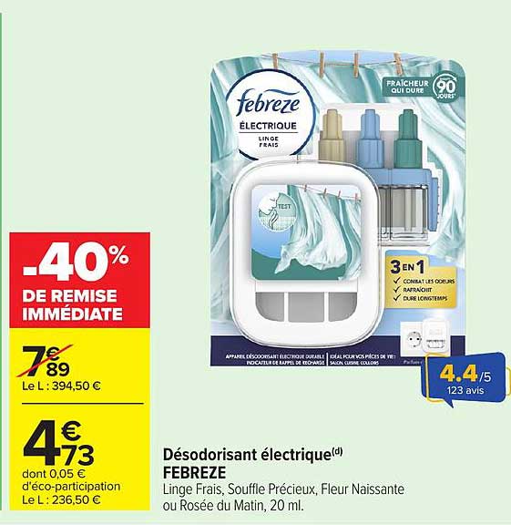 Désodorisant électrique FEBREZE