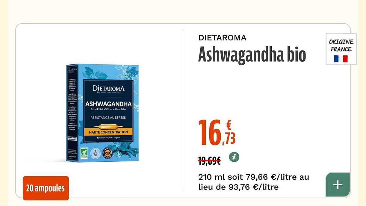 DIETAROMA Ashwagandha bio