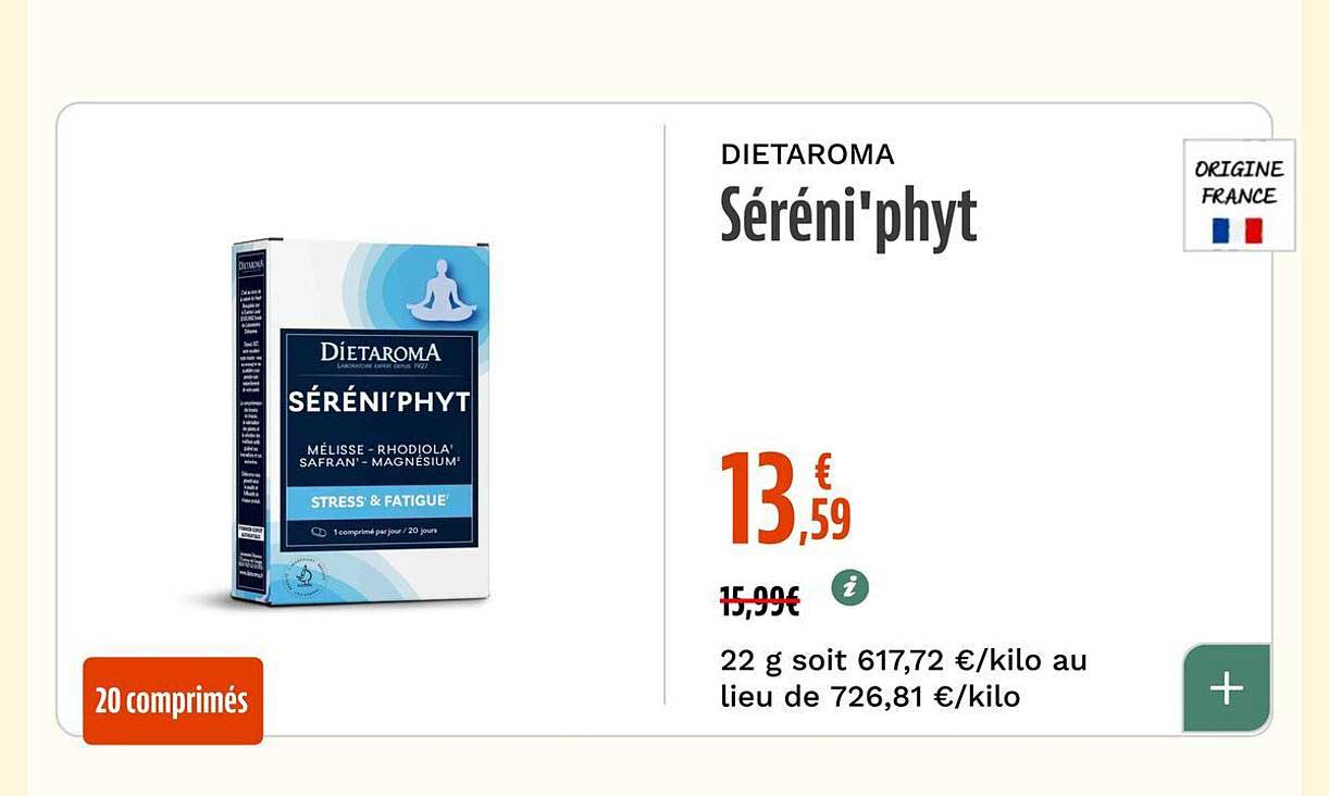 DIETAROMA Séréni'phyt