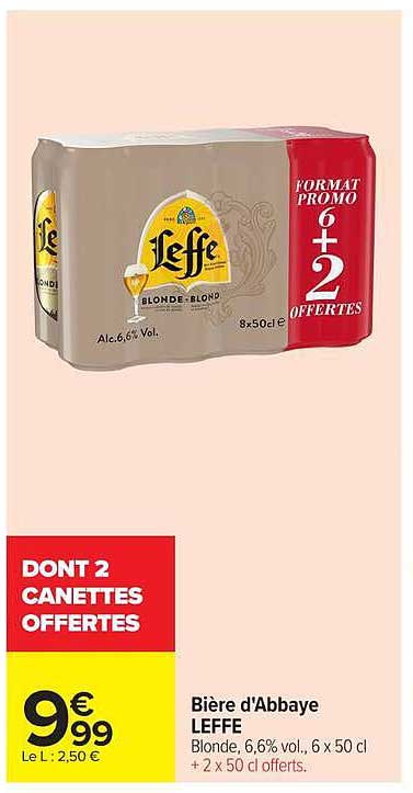 DONT 2 CANETTES OFFERTES