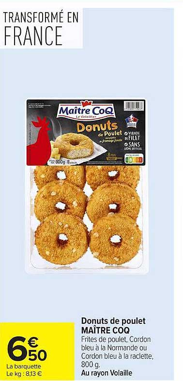 Donuts de poulet MAÎTRE COQ