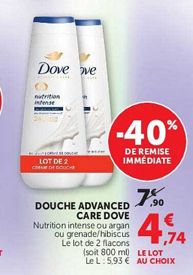 DOUCHE ADVANCED CARE DOVE