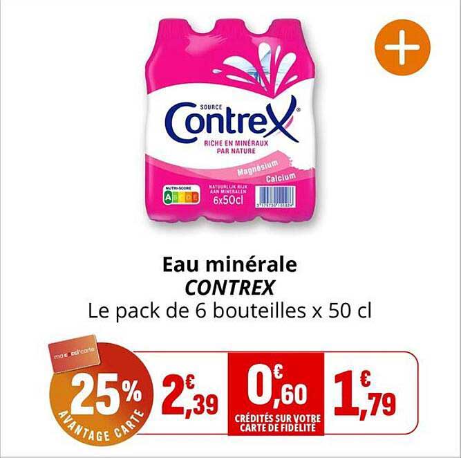 Eau minérale CONTREX