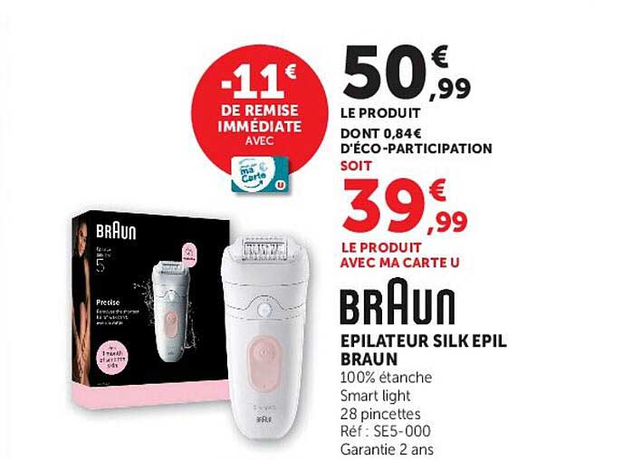 EPILATEUR SILK EPIL BRAUN