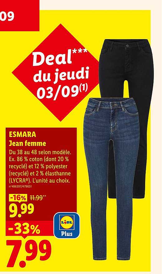 ESMARA Jean femme